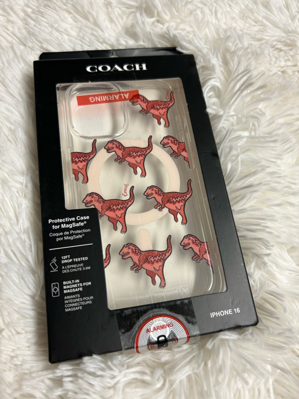 NWT Coach Rexy iPhone 16 MagSafe protective case